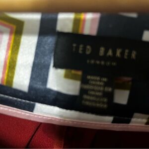 Ted Baker Burnt Orange Gaucho Style Pallazo Pants with Pockets